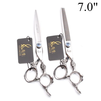 7.0" 19.5cm JP 440C Mr Rabbit Grooming-for-dog Thinning Shears Cutting Scissors Human Hair Scissors Hairdresser's Scissors T9108
7.0" 19.5cm JP 440C Mr Rabbit Grooming-for-dog Thinning Shears Cutting Scissors Human Hair Scissors Hairdresser's Scissors T9108