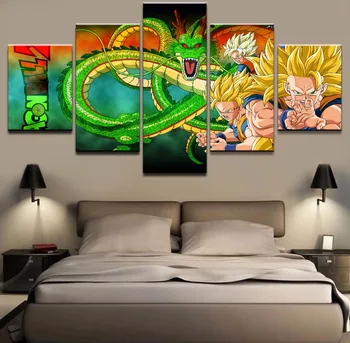 Modular Pictures Modern Canvas HD Prints Poster Home Decor 5 Pieces Dragon Ball Z Goku Shenron Paintings For Kids Room Wall Art 
Modular Pictures Modern Canvas HD Prints Poster Home Decor 5 Pieces Dragon Ball Z Goku Shenron Paintings For Kids Room Wall Art