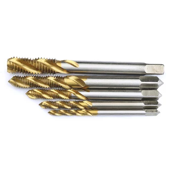 5Pc M3 M4 M5 M6 M8 Hss Spiral Point Tap Spiral Flute Metric Titanium Machine Screw Tap Screw Thread Metric Spiral Plug Tap Drill
5Pc M3 M4 M5 M6 M8 Hss Spiral Point Tap Spiral Flute Metric Titanium Machine Screw Tap Screw Thread Metric Spiral Plug Tap Drill