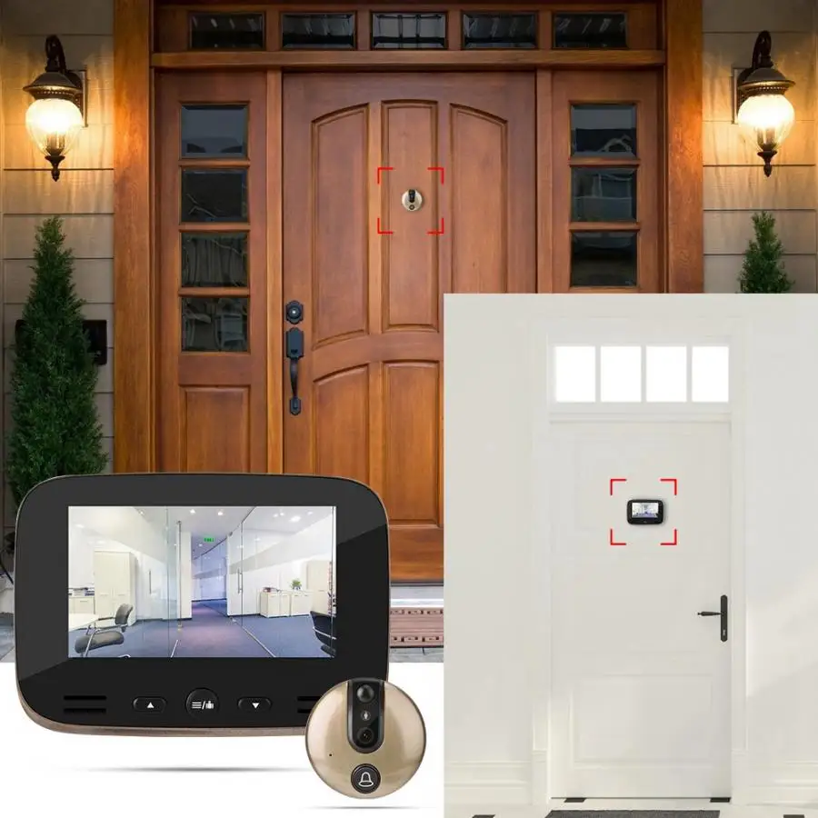 4.3 Inch home ring bell antifurto casa HD Smart Motion Detector Home Photoelectric Viewer ring doorbell sonnette de porte
4.3 Inch home ring bell antifurto casa HD Smart Motion Detector Home Photoelectric Viewer ring doorbell sonnette de porte
