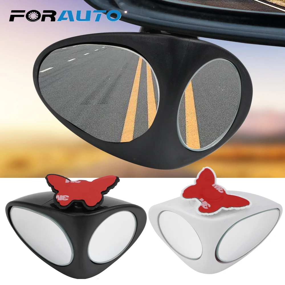 FORAUTO 2 in 1 Car Blind Spot Mirror Wide Angle Mirror View Front Wheel Car Mirror Convex Rear View 360 Rotation Adjustable
FORAUTO 2 in 1 Car Blind Spot Mirror Wide Angle Mirror View Front Wheel Car Mirror Convex Rear View 360 Rotation Adjustable