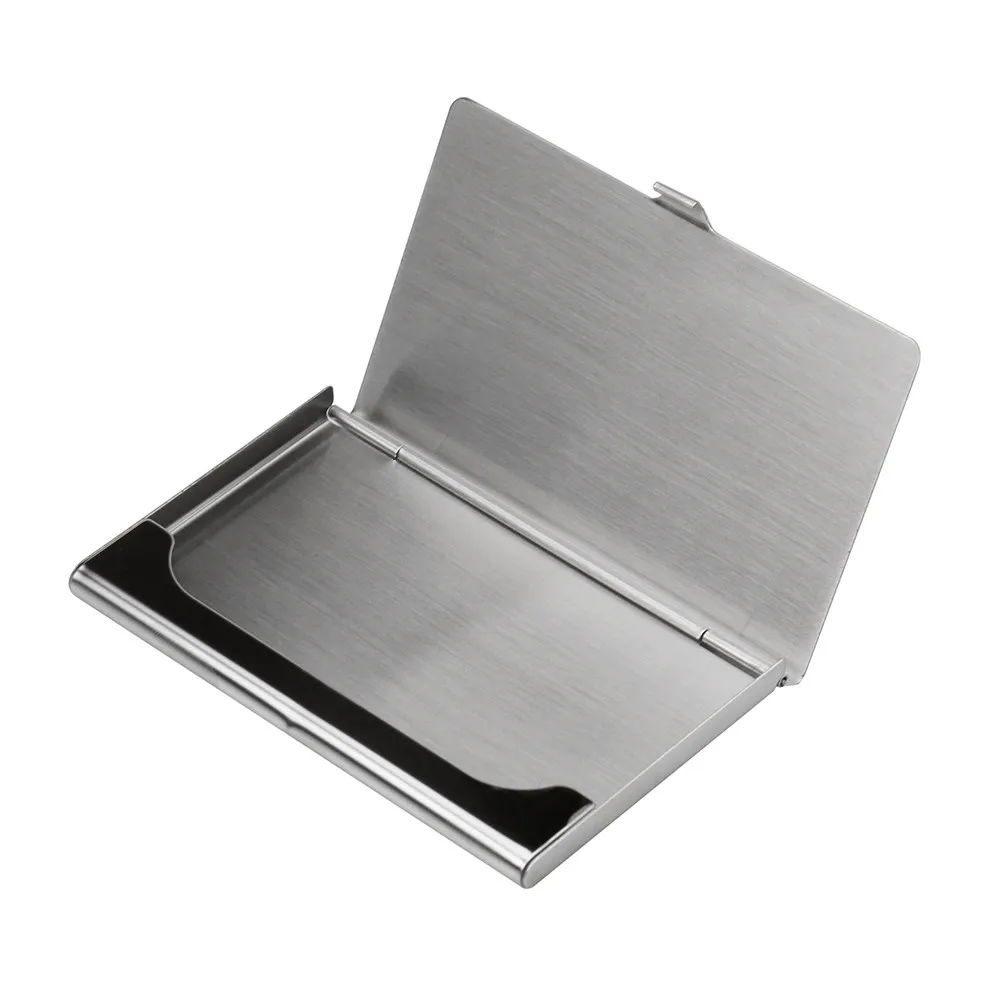Men Business Card Holder Wallet Stainless Steel Box Name Credit ID Card Holder Pocket Case Slip Design Card Storage Case
Men Business Card Holder Wallet Stainless Steel Box Name Credit ID Card Holder Pocket Case Slip Design Card Storage Case
