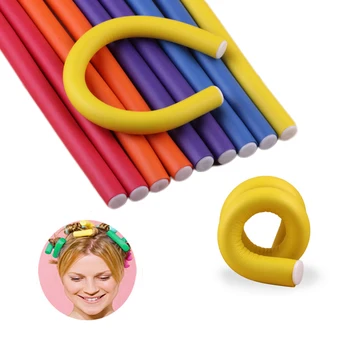 20 pcs/set Hair Curling Flexi rods DIY Soft Twist Foam Bendy Hair Rollers Magic Plastic Hair Curlers Spiral Diameter 1.6cm
20 pcs/set Hair Curling Flexi rods DIY Soft Twist Foam Bendy Hair Rollers Magic Plastic Hair Curlers Spiral Diameter 1.6cm