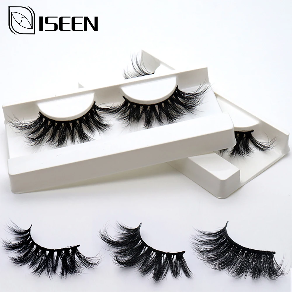 ISEEN 25mm 3D 100% mink Eyelashes Mink lashes Long Lasting Cross style Mink Lashes Natural Dramatic Volume Eyelashes Extension
ISEEN 25mm 3D 100% mink Eyelashes Mink lashes Long Lasting Cross style Mink Lashes Natural Dramatic Volume Eyelashes Extension