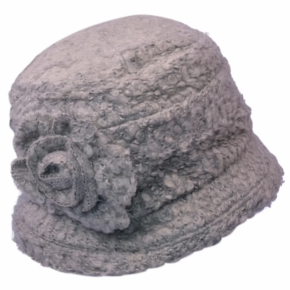 Cozy Soft Woolen Cloche Hat with Rosette winter hats for women Elegant Hat W10-2314
Cozy Soft Woolen Cloche Hat with Rosette winter hats for women Elegant Hat W10-2314
