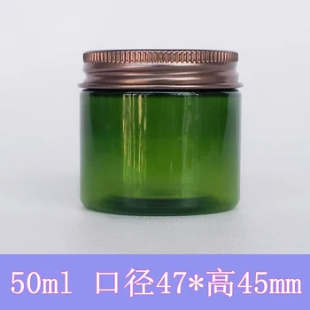 50g Green PET cream Jar,Cosmetic Jar with Bronze Aluminum lid For mask/cream/eye shadow/foundation plastic cosmetic packaging
50g Green PET cream Jar,Cosmetic Jar with Bronze Aluminum lid For mask/cream/eye shadow/foundation plastic cosmetic packaging