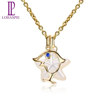 LP Ocean Party Natural Sapphire Pendant Solid 9k Yellow Gold Mother of Pearl Star Fish Fine Animal Stone Jewelry Gift New
LP Ocean Party Natural Sapphire Pendant Solid 9k Yellow Gold Mother of Pearl Star Fish Fine Animal Stone Jewelry Gift New