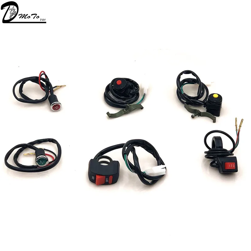 6 kinds Universal Motorcycle Handlebar Flameout Switch Button for moto motor ATV Bike
6 kinds Universal Motorcycle Handlebar Flameout Switch Button for moto motor ATV Bike