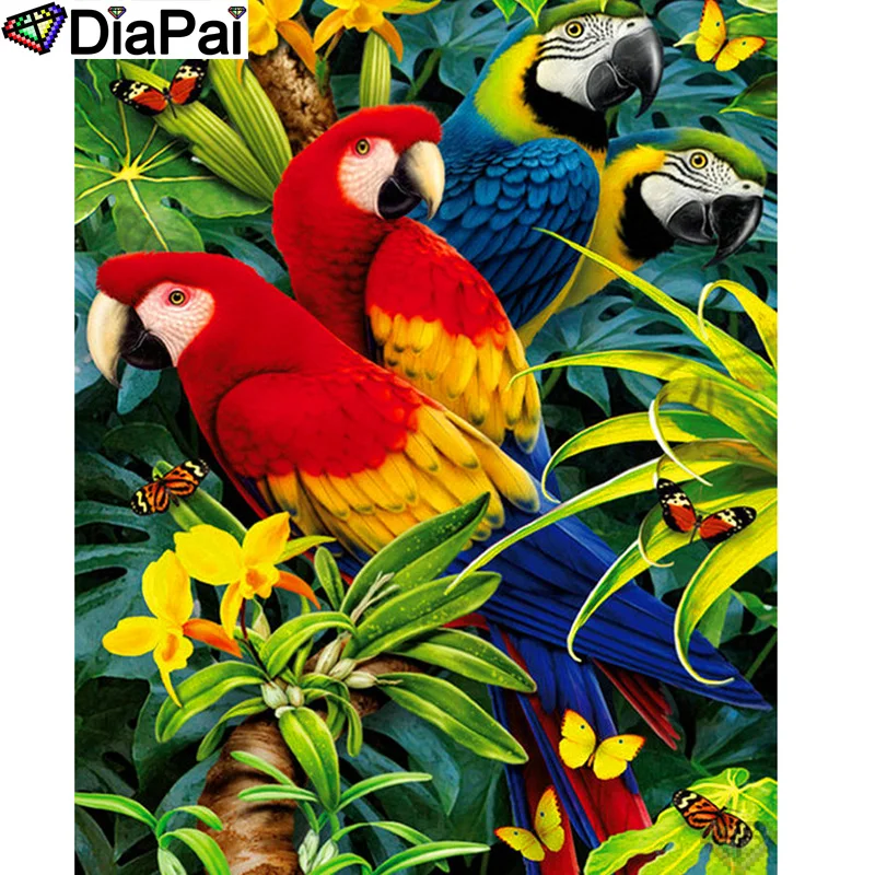 DIAPAI 100% Full Square/Round Drill 5D DIY Diamond Painting "Animal parrot" Diamond Embroidery Cross Stitch 3D Decor A19763
DIAPAI 100% Full Square/Round Drill 5D DIY Diamond Painting "Animal parrot" Diamond Embroidery Cross Stitch 3D Decor A19763