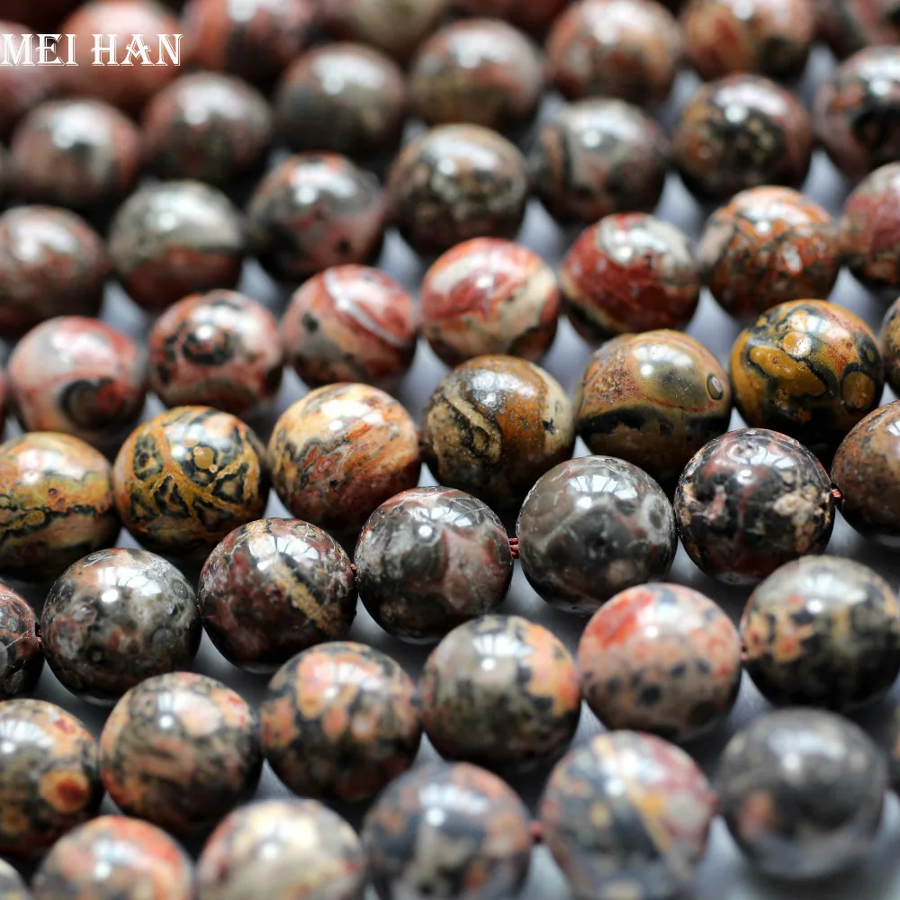 Meihan Free shipping 8mm (2 strands/set) leopard skin smooth round loose beads for jewelry DIY making
Meihan Free shipping 8mm (2 strands/set) leopard skin smooth round loose beads for jewelry DIY making