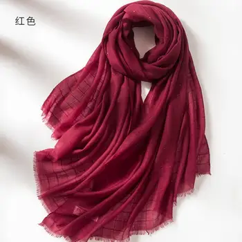 Pashmina Scarf Wool Scarf Luxury Brand Plaid Scarfs Thin High Quality Natural Fabric Winter Wool Scarf Women Free Shipping
Pashmina Scarf Wool Scarf Luxury Brand Plaid Scarfs Thin High Quality Natural Fabric Winter Wool Scarf Women Free Shipping
