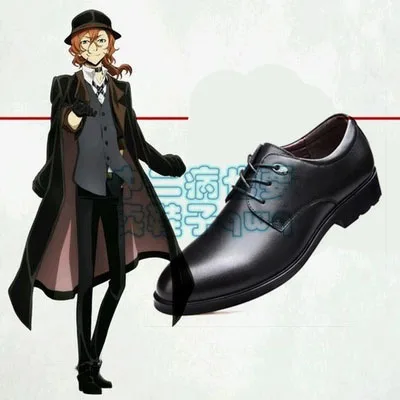 Anime Bungo Stray Dogs Cosplay Shoes Maffia Nakahara Chuya Osamu Dazai Ryunosuke Akutagawa Cosplay Leather Shoes For Men Women
Anime Bungo Stray Dogs Cosplay Shoes Maffia Nakahara Chuya Osamu Dazai Ryunosuke Akutagawa Cosplay Leather Shoes For Men Women