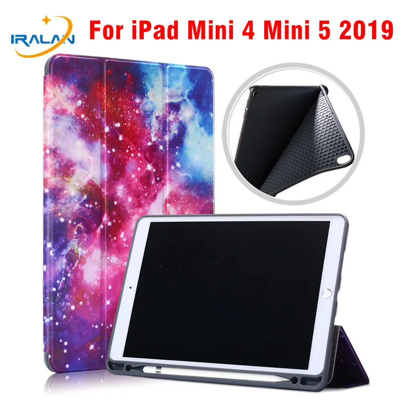 For iPad Mini 5 Case 2019 With Pencil Holder Folio Soft TPU Back Cover Auto Sleep/Wake Cover for iPad Mini5 Mini 4+Film+Stylus
For iPad Mini 5 Case 2019 With Pencil Holder Folio Soft TPU Back Cover Auto Sleep/Wake Cover for iPad Mini5 Mini 4+Film+Stylus