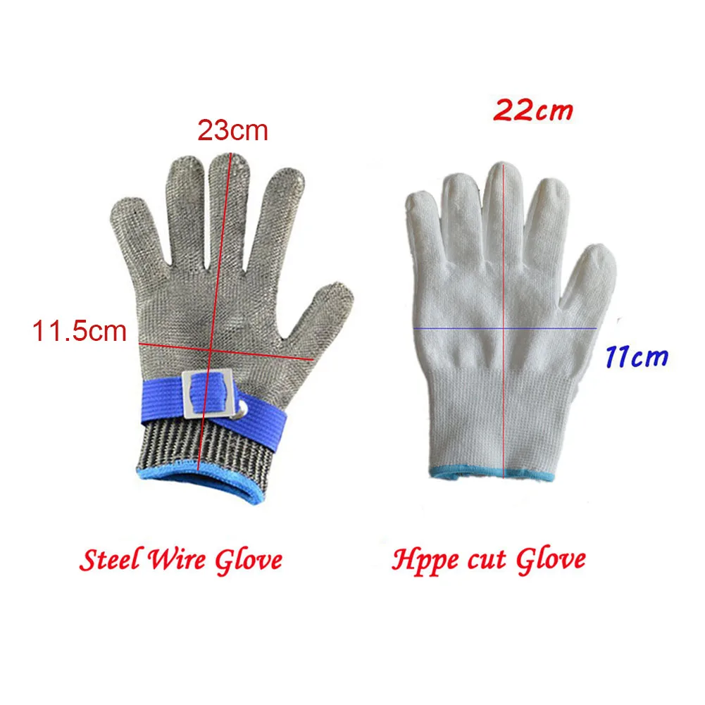 New 1pc Safety Cut Proof Stab Resistant Stainless Steel Gloves Metal Mesh Butcher Tool Glove LMH66
New 1pc Safety Cut Proof Stab Resistant Stainless Steel Gloves Metal Mesh Butcher Tool Glove LMH66