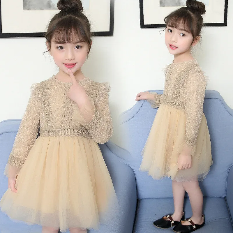 Girls Dress 2018 New Autumn Casual Style Cartoon Champagne Long Sleeve Wool Bow Design For Princess Dress Girls Clothes
Girls Dress 2018 New Autumn Casual Style Cartoon Champagne Long Sleeve Wool Bow Design For Princess Dress Girls Clothes