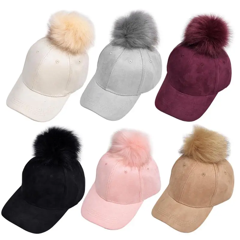 Suede Pompon Adjustable Baseball Hat Women Men Faux Buckskin Baseball Cap Candy Color Winter Autumn Suede Hats HOT Sale
Suede Pompon Adjustable Baseball Hat Women Men Faux Buckskin Baseball Cap Candy Color Winter Autumn Suede Hats HOT Sale