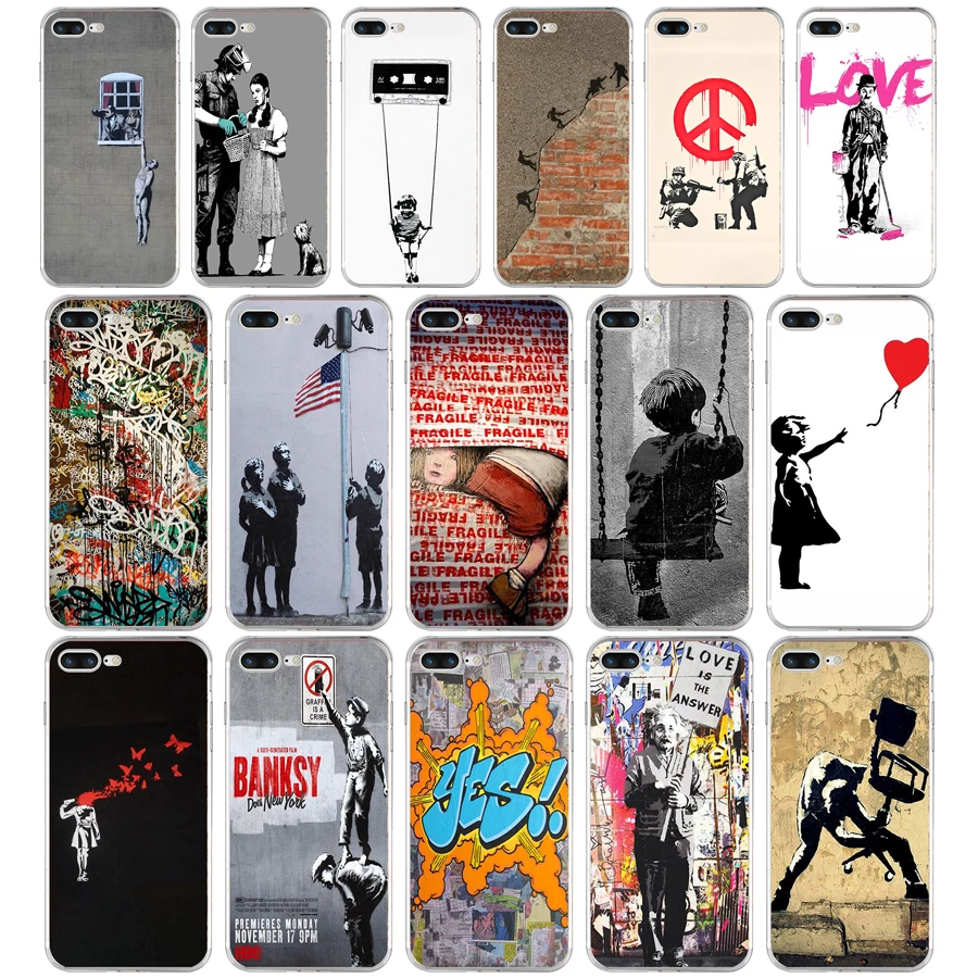199SD Banksy Albert banksy palestine Soft TPU Silicone Cover Case For Apple iPhone 6 6s 7 8 plus Case
199SD Banksy Albert banksy palestine Soft TPU Silicone Cover Case For Apple iPhone 6 6s 7 8 plus Case