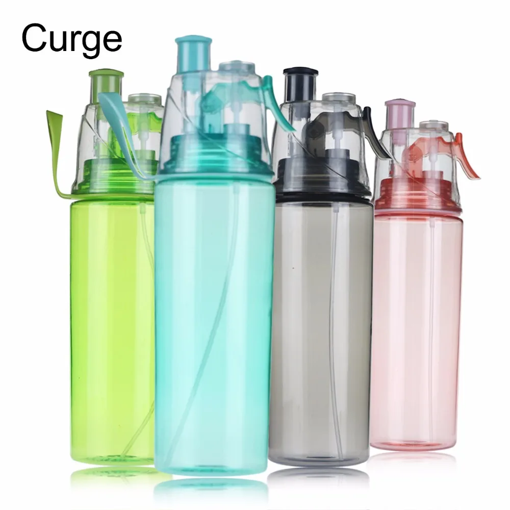 CURGE Creative Button Mist Spray Drinking Bottle 600ML Portable Atomizing Professional Sports Dual-use Bottle BPA free
CURGE Creative Button Mist Spray Drinking Bottle 600ML Portable Atomizing Professional Sports Dual-use Bottle BPA free
