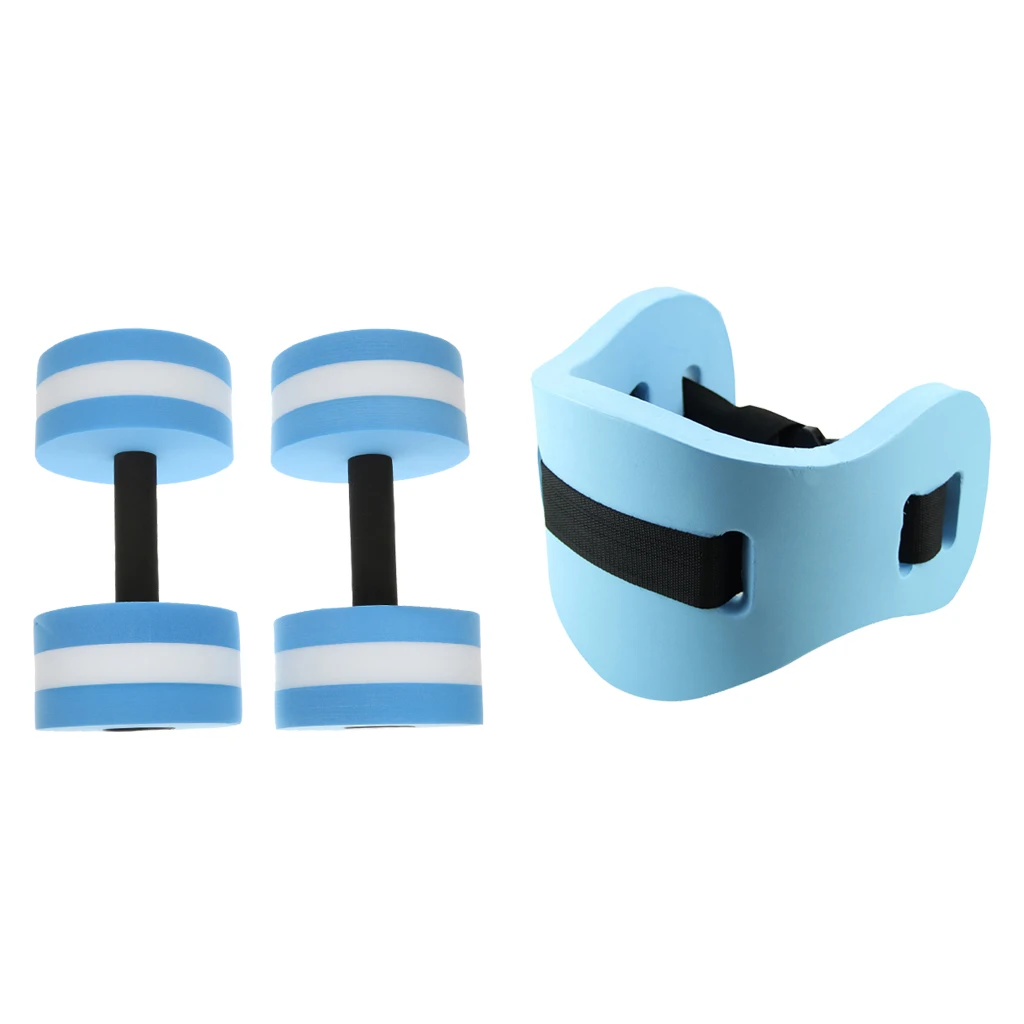 MagiDeal Water Aerobics Kits, Eva Foam Aquatic Barbells / Swimming Belt Aqua Running Fitness Water Pool Exercise