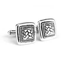 ภาษาฝรั่งเศสคำสุภาพบุรุษชายเสื้อ Cufflinks สำหรับบุรุษเครื่องประดับ(China)
