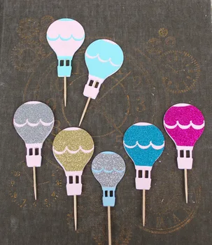 glitter Hot Air Balloon Cupcake Toppers Engagement Party Bachelorette birthday Wedding Bridal Shower Night food picks
glitter Hot Air Balloon Cupcake Toppers Engagement Party Bachelorette birthday Wedding Bridal Shower Night food picks