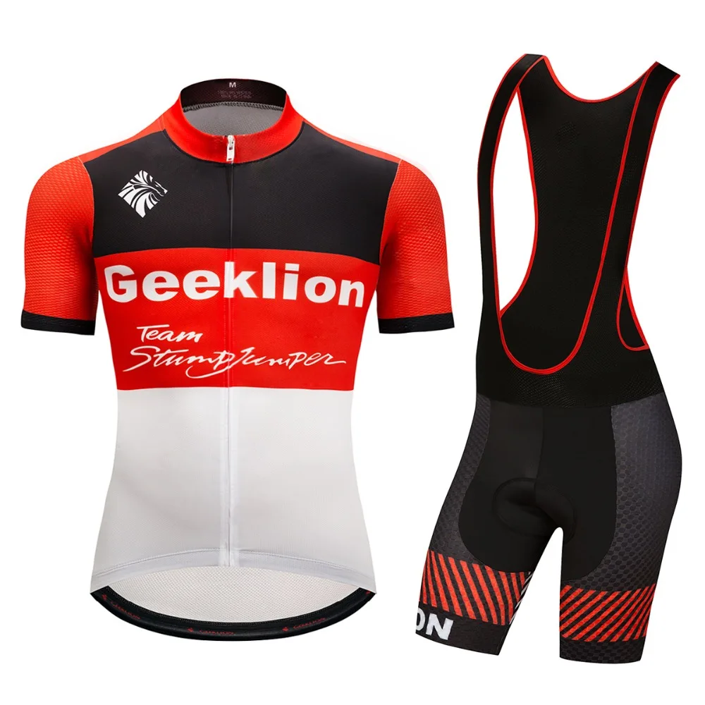Набор для велоспорта Geeklion Ciclismo 2018 Pro Team Training Джерси и шорты комбинезон