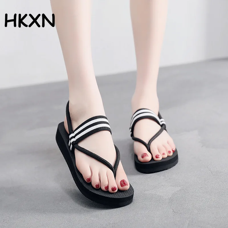 Summer Casual Beach Sandals Flip Flops 2019 Students Fashion Rome Slip-On Non-slip Shoes Casual Wedge Sandals Zapatos De Mujer
Summer Casual Beach Sandals Flip Flops 2019 Students Fashion Rome Slip-On Non-slip Shoes Casual Wedge Sandals Zapatos De Mujer