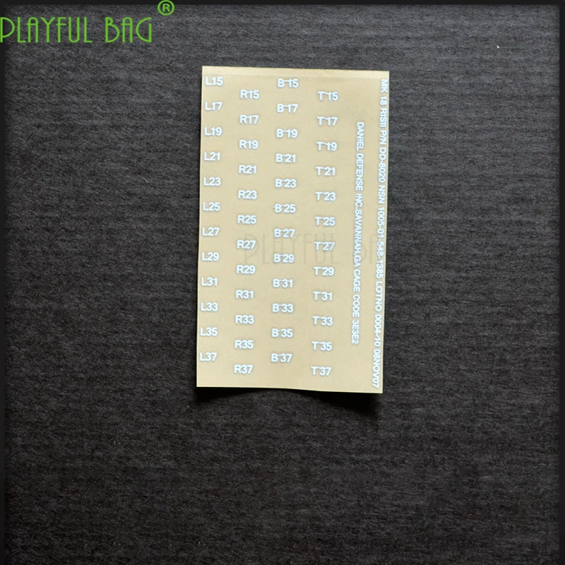 Outdoor activity CS MK18 bone Metal waterproof DIY sticker mkm2 Jinming M4 hk416 electric continuous water bomb gun ak74u L42
Outdoor activity CS MK18 bone Metal waterproof DIY sticker mkm2 Jinming M4 hk416 electric continuous water bomb gun ak74u L42
