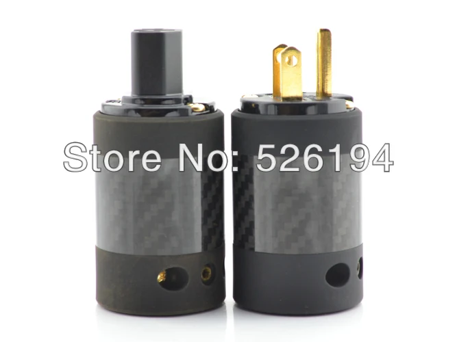 Free shipping pair Carbon Fiber Gold plated US male power plug+IEC female plug connector
Free shipping pair Carbon Fiber Gold plated US male power plug+IEC female plug connector