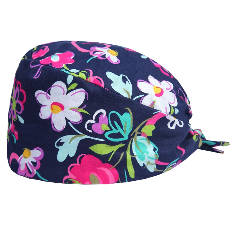 Lab Hospital Medical Surgical Cap 100% cotton Printed Medical Scrub Operation Caps Adjustable One Size Floral Tie Back Hats
Lab Hospital Medical Surgical Cap 100% cotton Printed Medical Scrub Operation Caps Adjustable One Size Floral Tie Back Hats