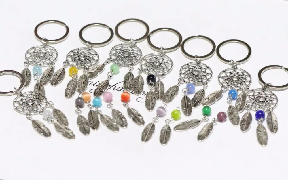 Dream Catcher Turquoise Feather Tree Leaf Dreamcatcher Keychain Ring Keys DIY Bag Key Chain Christmas Gift Jewelry Accessories
Dream Catcher Turquoise Feather Tree Leaf Dreamcatcher Keychain Ring Keys DIY Bag Key Chain Christmas Gift Jewelry Accessories