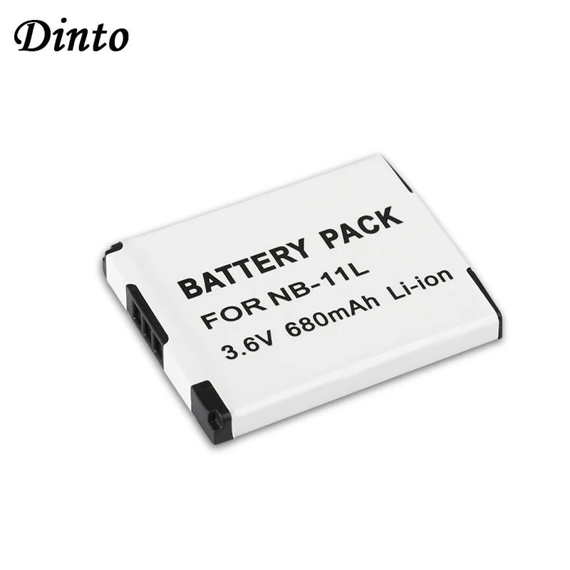 Dinto 1pc 680mAh NB-11L Rechargeable Digital Camera Pack for Canon A2300 A2400IS A2600 A3400IS A3500IS A4000 NB11L NB 11L
Dinto 1pc 680mAh NB-11L Rechargeable Digital Camera Pack for Canon A2300 A2400IS A2600 A3400IS A3500IS A4000 NB11L NB 11L