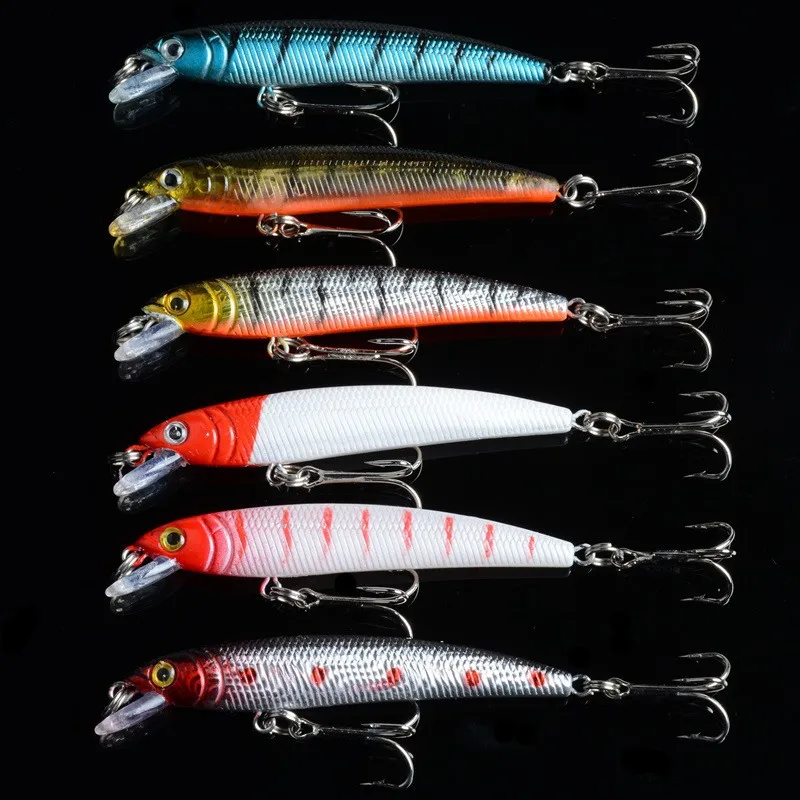 6Pcs/Lot Boutique 7.5cm/5.6g Lifelike Sea Fishing Minnow Lures Plastic Iscas Artificial Hard Baits Wobblers Goods Fishing Tackle
6Pcs/Lot Boutique 7.5cm/5.6g Lifelike Sea Fishing Minnow Lures Plastic Iscas Artificial Hard Baits Wobblers Goods Fishing Tackle