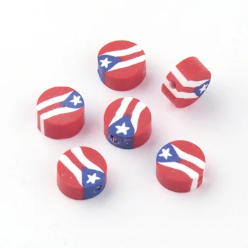 500pcs Handmade Polymer Clay Beads Flat Round & Flag Red Bead for Jewelry Making DIY bracelet necklace accessories Hole:2mm F60 
500pcs Handmade Polymer Clay Beads Flat Round & Flag Red Bead for Jewelry Making DIY bracelet necklace accessories Hole:2mm F60