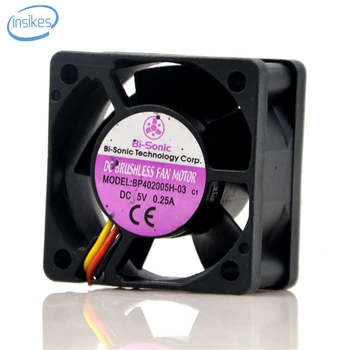 Bi-sonic BP402005H-03 Double Ball Bearing Cooling Fan DC 5V 0.25A 4020 4CM 40*40*20mm 3 Wires
Bi-sonic BP402005H-03 Double Ball Bearing Cooling Fan DC 5V 0.25A 4020 4CM 40*40*20mm 3 Wires