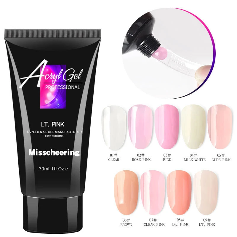 30ml Acrylic Poly Extension Gel for Manicure Nail Finger Extension Crystal Soak-off Quick Poly Nail Gel Polish
30ml Acrylic Poly Extension Gel for Manicure Nail Finger Extension Crystal Soak-off Quick Poly Nail Gel Polish