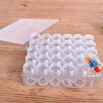 30 Slots Adjustable Transparent Diamond Painting Accessory Tools Jewelry Storage Box Case Cross Stitch Organize Tools X
30 Slots Adjustable Transparent Diamond Painting Accessory Tools Jewelry Storage Box Case Cross Stitch Organize Tools X