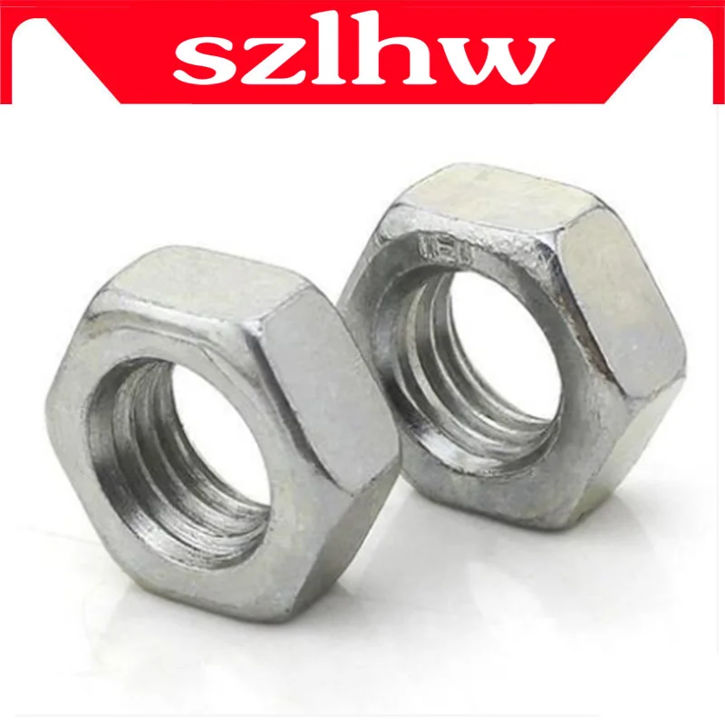 High quality 100Pcs DIN934 M1.6 M2 M2.5 M3 M4 Stainless steel Hex Nut Hexagon Nuts Metric Thread Suit For Screws Bolts HW010
High quality 100Pcs DIN934 M1.6 M2 M2.5 M3 M4 Stainless steel Hex Nut Hexagon Nuts Metric Thread Suit For Screws Bolts HW010