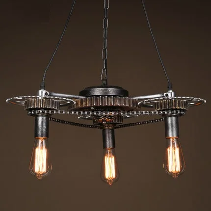 Retro Loft Style Edison Pendant Light Fixtures Creative Gear Hanging Lamp Vintage Industrial Lighting Lamparas Colgantes
Retro Loft Style Edison Pendant Light Fixtures Creative Gear Hanging Lamp Vintage Industrial Lighting Lamparas Colgantes