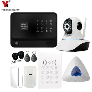 YobangSecurity G90B Security Wireless GSM WIFI Alarm System with WIFI IP Camera PIR Detector RFID Keypad Alarm Door Alarm Sensor
YobangSecurity G90B Security Wireless GSM WIFI Alarm System with WIFI IP Camera PIR Detector RFID Keypad Alarm Door Alarm Sensor