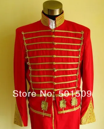

mens period costume golden red Medieval suit with pants Renaissance stage performance /Prince charming William/Colonial Belle