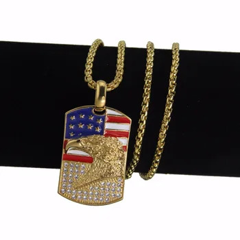 Trendy Flag Of The United States Soldier Dog Tag Necklace For USA Patriots Party Hip Hop Rock Necklace Dropshipping 
Trendy Flag Of The United States Soldier Dog Tag Necklace For USA Patriots Party Hip Hop Rock Necklace Dropshipping