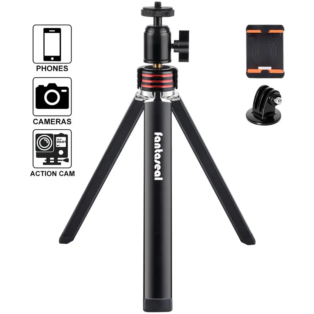 Fantaseal Camera Tripod Stand for Canon Nikon Sony DSLR Camcorder Aluminum Mini Tripod Monopod For Phone Gopro Sport Camera
Fantaseal Camera Tripod Stand for Canon Nikon Sony DSLR Camcorder Aluminum Mini Tripod Monopod For Phone Gopro Sport Camera