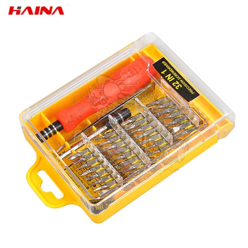 32 in 1 Multi-functional Tool Magnetic Torx Hex Slotted Phillip Screwdrivers Set Repair Tools Kit for Cellphone Laptop
32 in 1 Multi-functional Tool Magnetic Torx Hex Slotted Phillip Screwdrivers Set Repair Tools Kit for Cellphone Laptop