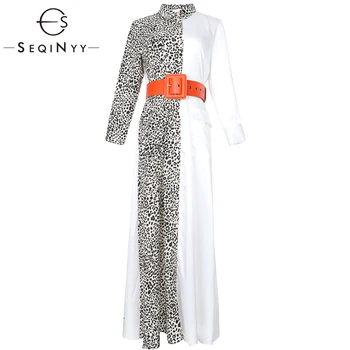 SEQINYY Leopard Printed Dresses 2019 Early Spring Woman's New Long Sleeve Straight Sashes Fashion Vintage Floor Length Dresses 
SEQINYY Leopard Printed Dresses 2019 Early Spring Woman's New Long Sleeve Straight Sashes Fashion Vintage Floor Length Dresses