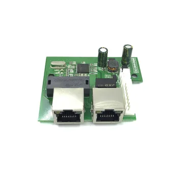 OEM factory direct mini fast 10/100mbps 2 port ethernet network lan hub switch board two layer pcb 2 rj45 1*8pin head port
OEM factory direct mini fast 10/100mbps 2 port ethernet network lan hub switch board two layer pcb 2 rj45 1*8pin head port