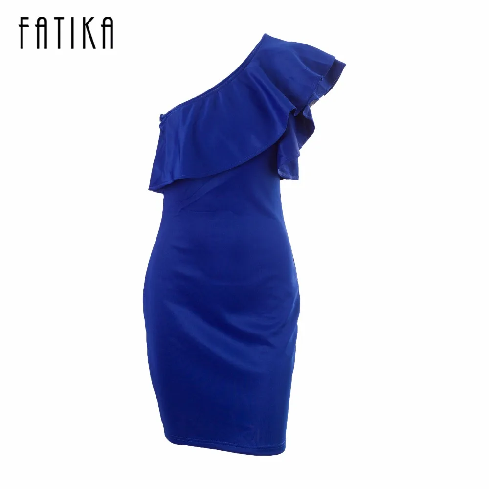 FATIKA 2017 Summer New Sexy Ruffles Red Women Fashion Dress One Shoulder Black Bodycon Dress Sleeveless Party Dresses vestidos
FATIKA 2017 Summer New Sexy Ruffles Red Women Fashion Dress One Shoulder Black Bodycon Dress Sleeveless Party Dresses vestidos