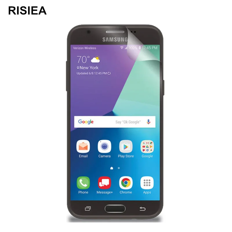 RISIEA 3pcs Clear glossy Screen Protector Protective Film For Samsung Galaxy J5 J6 J7 Prime Pro 2015 2016 2017 2018
RISIEA 3pcs Clear glossy Screen Protector Protective Film For Samsung Galaxy J5 J6 J7 Prime Pro 2015 2016 2017 2018