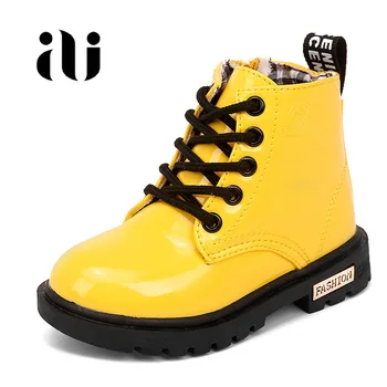 2019 New Winter Children Shoes PU Leather Waterproof Martin Boots Kids Snow Boots Brand Girls Boys Rubber Boots Fashion Sneakers
2019 New Winter Children Shoes PU Leather Waterproof Martin Boots Kids Snow Boots Brand Girls Boys Rubber Boots Fashion Sneakers