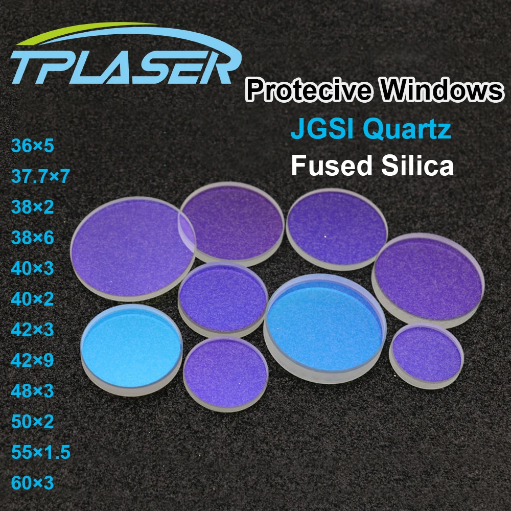 Fiber Laser Protective Windows Dia.36 37.7 38 40 42 48 50 55 60mm Quartz Fused Silica for Fiber Laser 1064nm P0595-58601
Fiber Laser Protective Windows Dia.36 37.7 38 40 42 48 50 55 60mm Quartz Fused Silica for Fiber Laser 1064nm P0595-58601